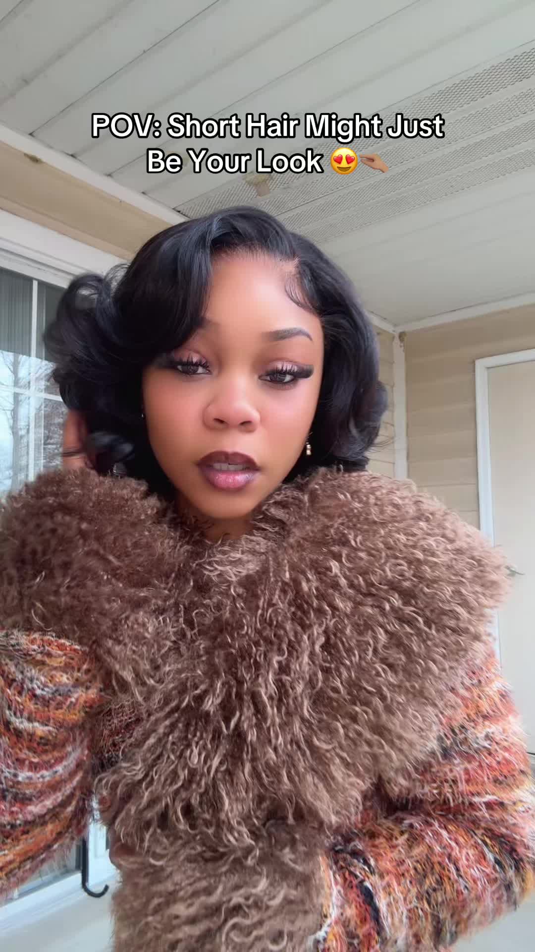 TikTok post by @jaygambino22 for Asteria Hair. Caption reads: I love this look on me 🥰🥰🥰 @Asteria Hair.