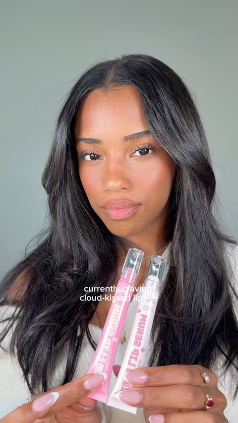 Instagram post by @tayloreraexo for Babe Original. Caption reads: [...] peptide gloss lately💗 @babeoriginal....
