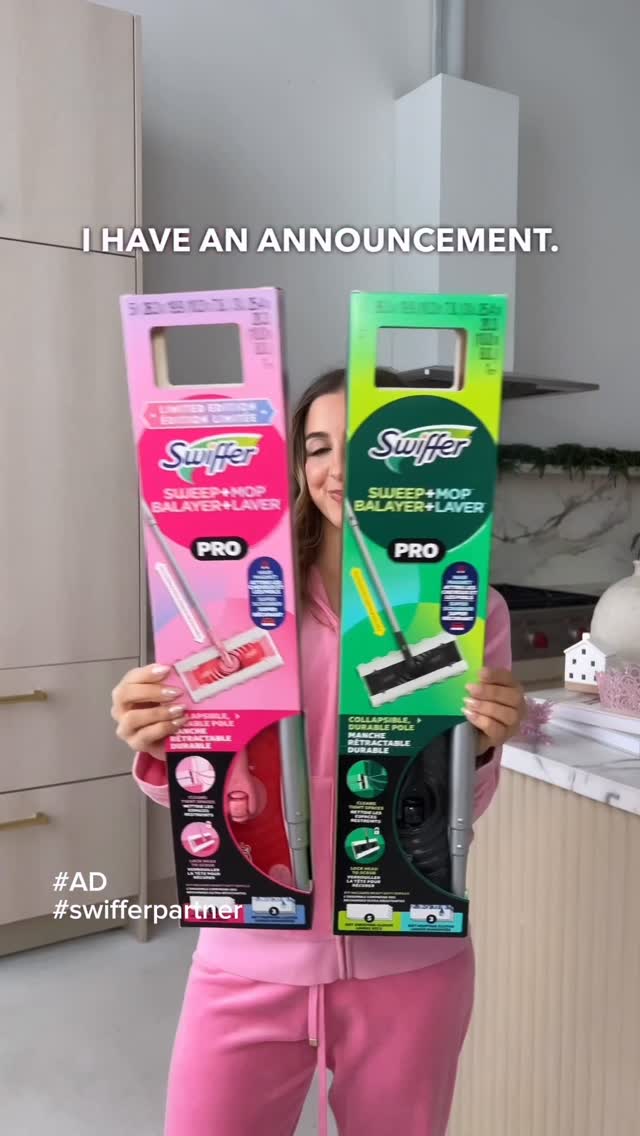 Instagram post by @aly_sf for Swiffer. Caption reads: #AD #SwifferPartner A dust-free home ✨for good✨?....