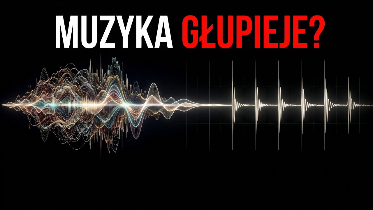 YouTube post by @tonskladowy for buycoffee.to. Caption reads: Why is music getting simpler?.