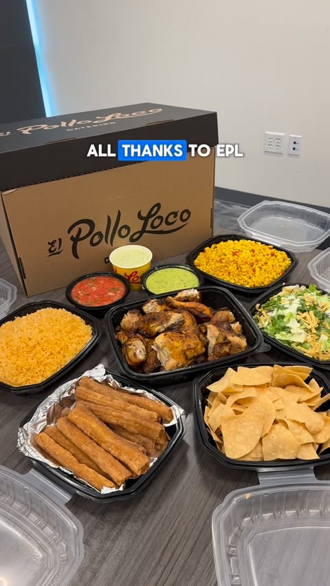 Instagram post by @monday.damon for El Pollo Loco. Caption reads: #pollopartner pov: you show up to friendsgiving....