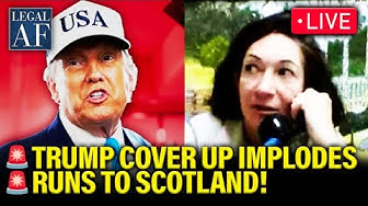 YouTube post by @MeidasTouch for Dose. Caption reads: LIVE: BREAKING NEWS on Trump COVER UP Legal....