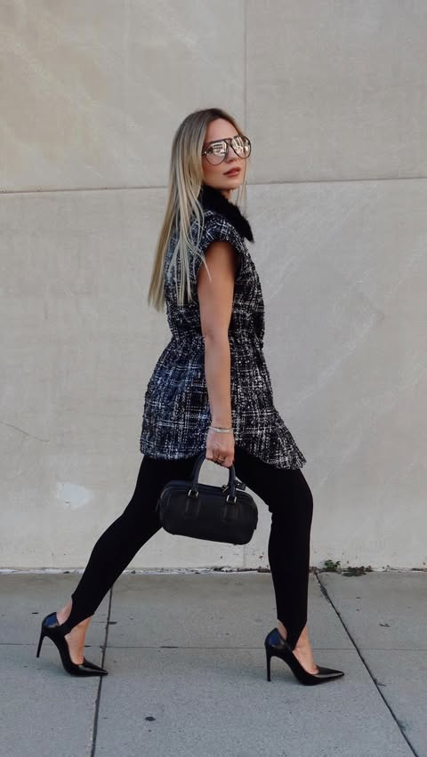 Instagram post by @jeannakotenko for White House Black Market. Caption reads: Work, play, holiday — any occasion, any mood with....