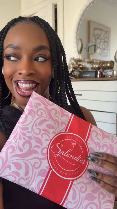 Instagram post by @sasha_chance for Splendies. Caption reads: 💋GET @splendies !!! 💋Cute comfy panties that are....