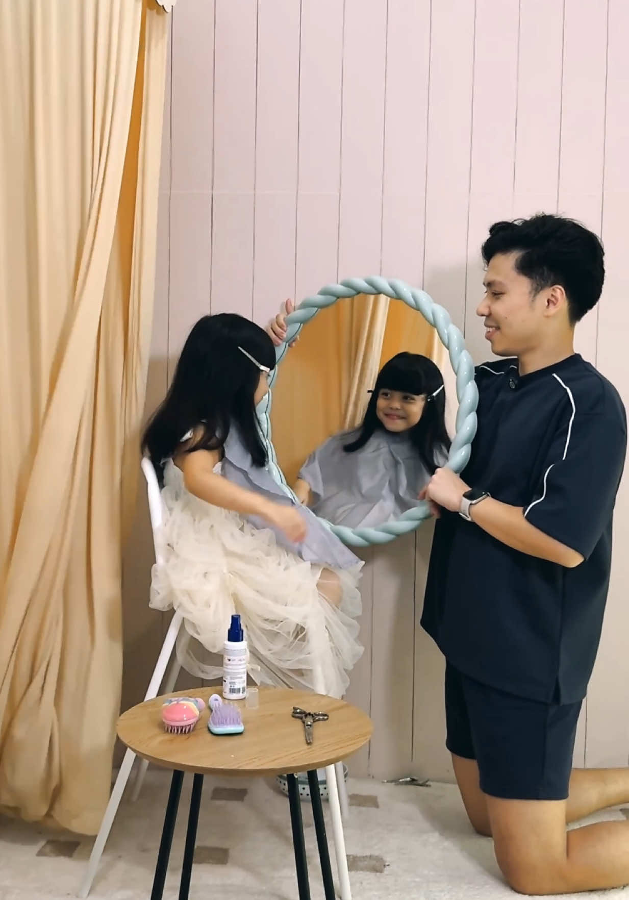 TikTok post by @lanarinaldy for GENTLY Baby. Caption reads: [...] rangkaian produk hair care dari @GENTLY....