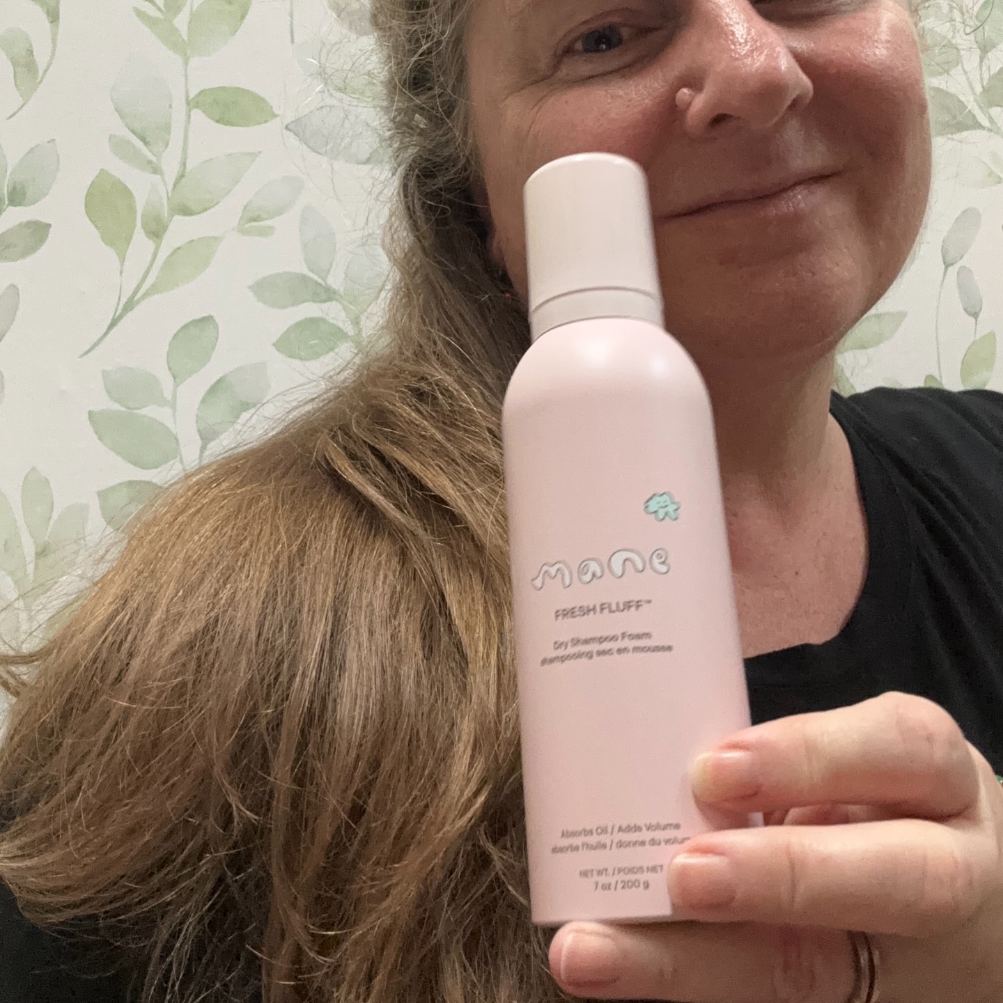 Instagram post by @testerweezy for Skeepers. Caption reads: #gifted_by_mane 

This Mane Fresh Fluff Dry....