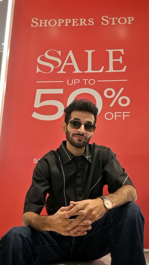 Instagram post by @theclassynob for Shoppers Stop. Caption reads: Stepped into @shoppers_stop during their End of....