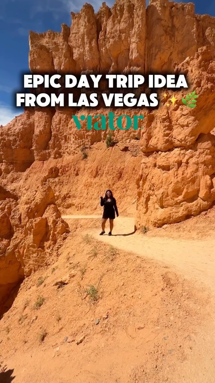 Instagram post by @lasvegaschicas for Viator. Caption reads: How to have an epic day with @viator 🥳 I love how....