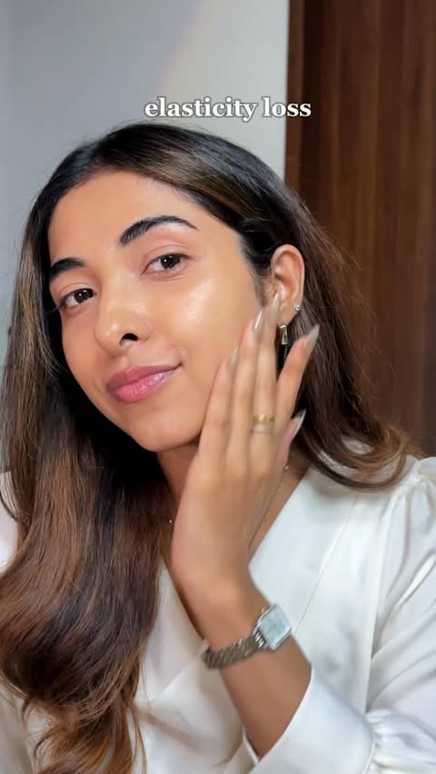 Instagram post by @rathodtanisha_ for OLAY. Caption reads: If solving 7 skin concerns with 1 range isn’t girl....