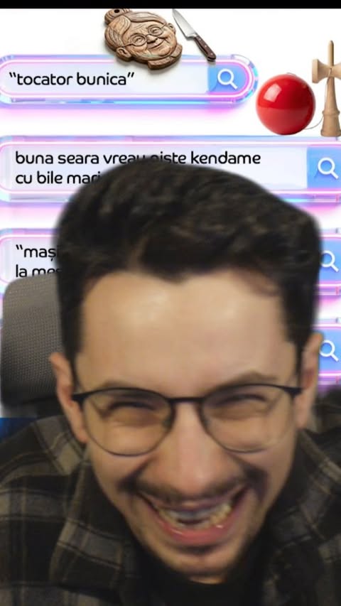 Instagram post by @zappy_tv for eMAG. Caption reads: [...] amuzante au cautat romanii pe eMAG in 2025....