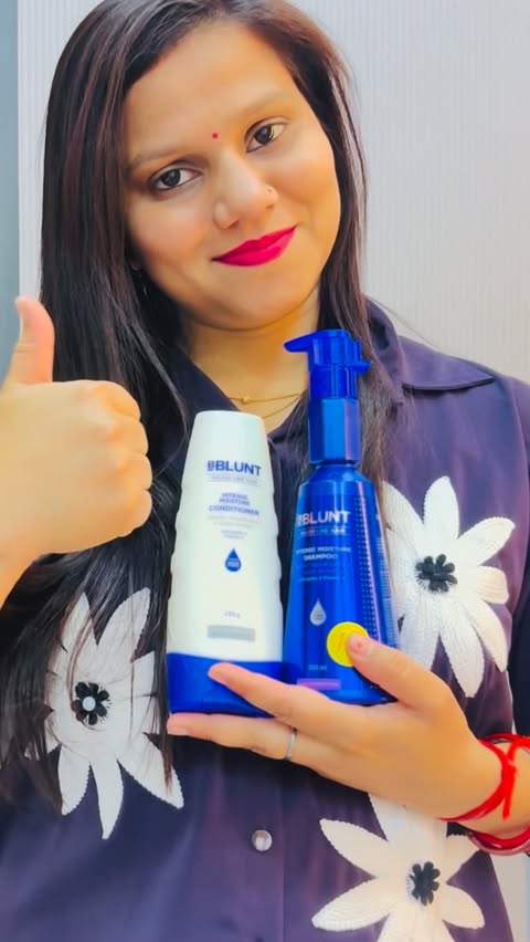 Instagram post by @bhagwati11_1995 for Honasa Consumer Ltd.. Caption reads: Started using this combo & my hair said THANK YOU....