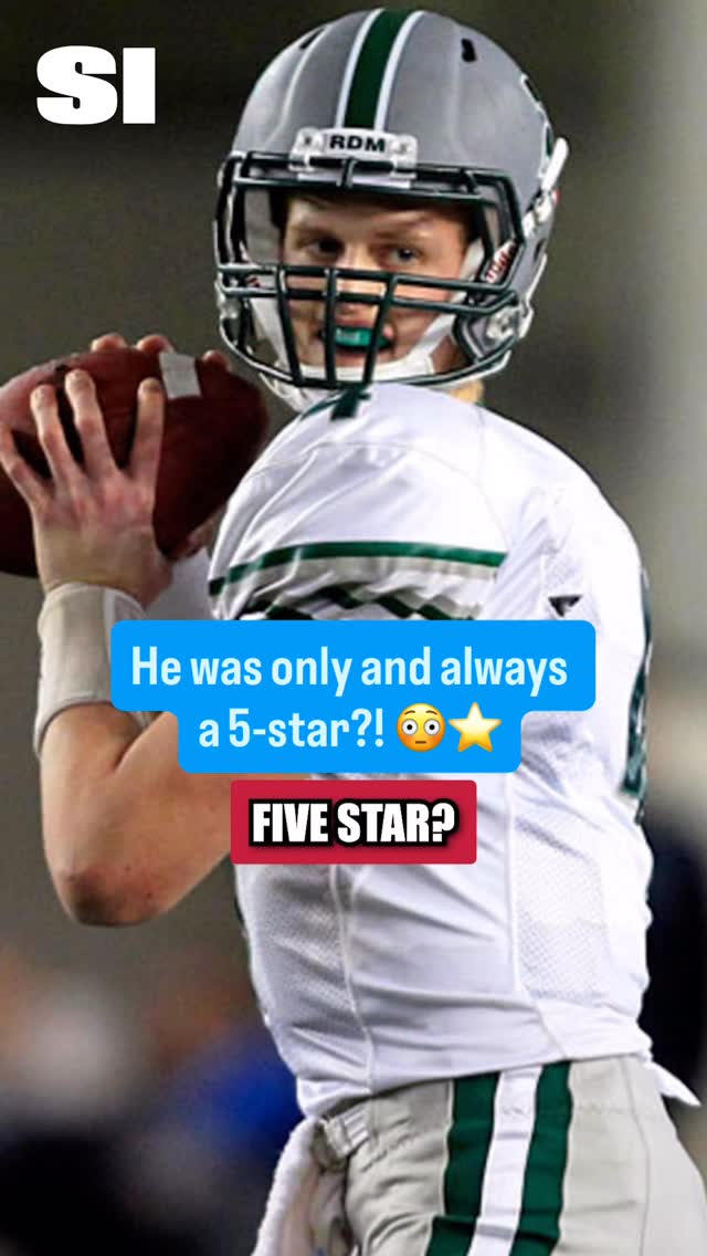 Instagram post by @maxbrowne for Sports Illustrated. Caption reads: He was always and only a 5-star?! 😳⭐️

Where are....