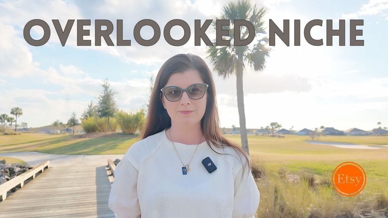 YouTube post by @JennyFromTheShopp for Creative Fabrica. Caption reads: Everyone Ignores This Print on Demand Niche… and....