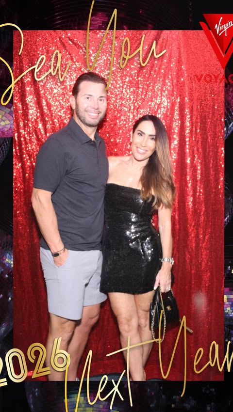 Instagram post by @lalainboca for Virgin Voyages. Caption reads: [...] exactly how I wanted to live it 🚢✨....