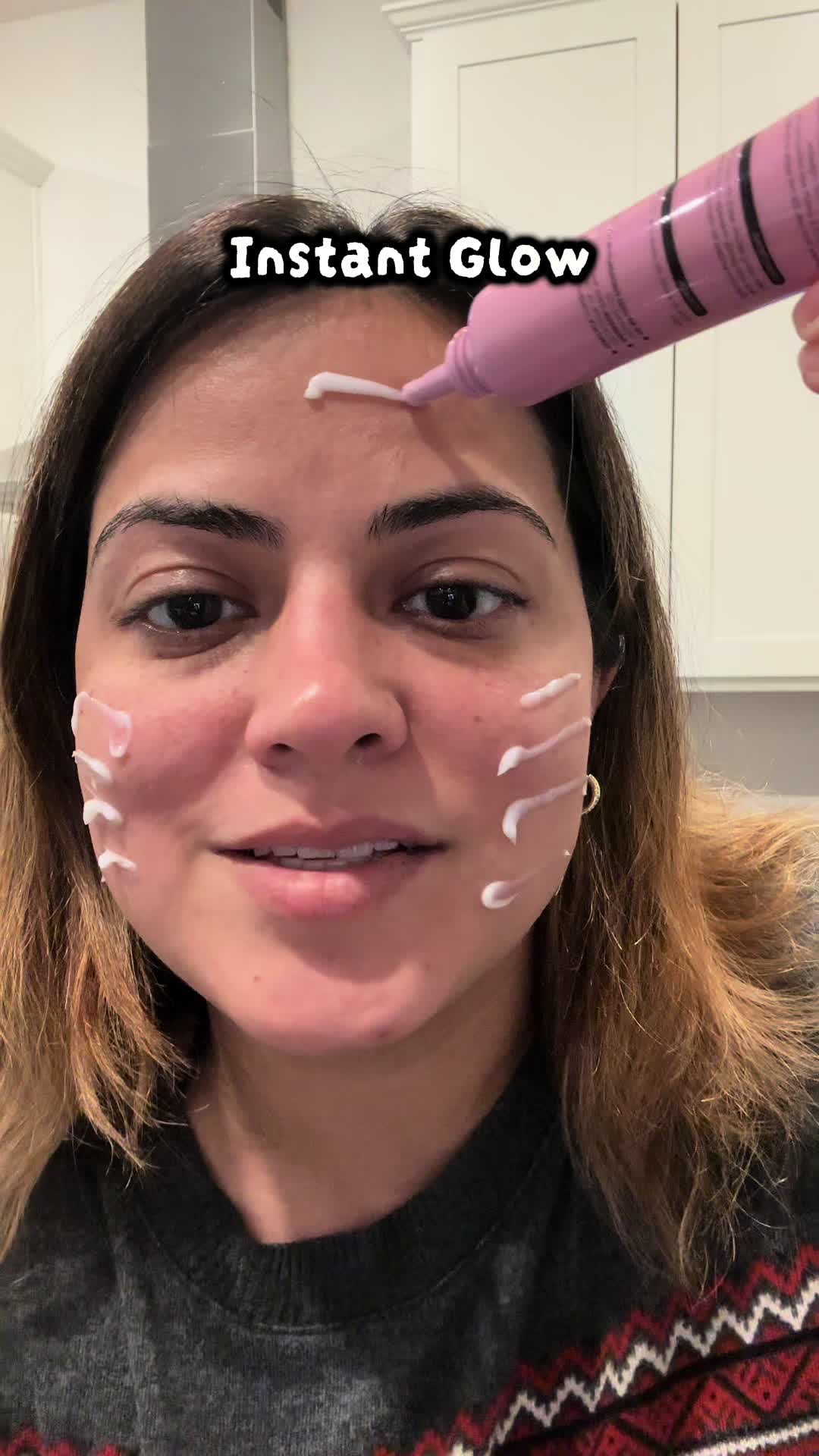 TikTok post by @mona_creates for WNP_global. Caption reads: [...] #pdrn #wnp #rose #antiaging #rosepdrn....