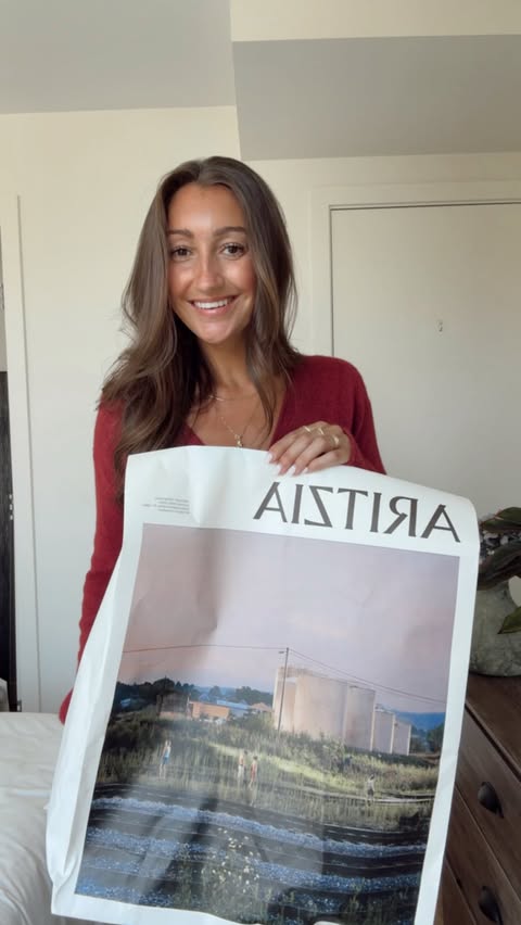 Instagram post by @haileyperry for Aritzia. Caption reads: the @aritzia pre fall collection is here!!! [...].