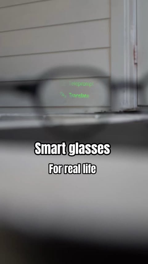 Instagram post by @umbelentini for Even Realities. Caption reads: [...] link or 🔗 Find it in my link in bio....