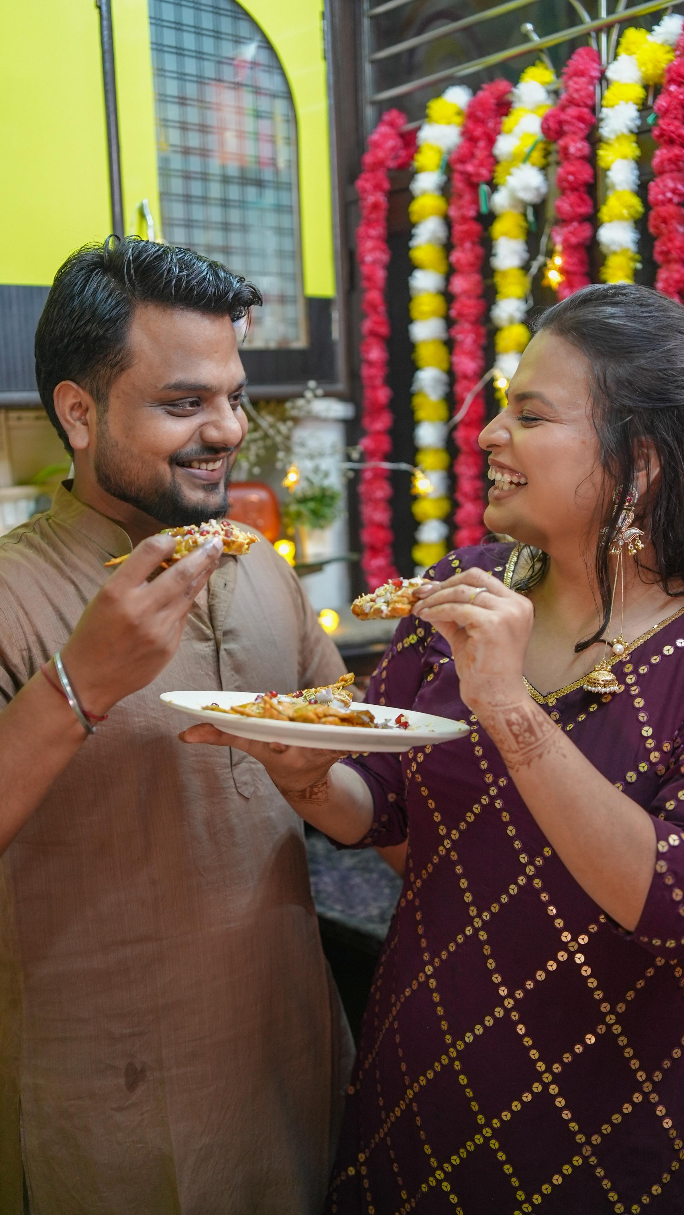 Instagram post by @ivegetariangirl for Catch Foods. Caption reads: This Bhaidooj I whipped up my brother’s favorite....