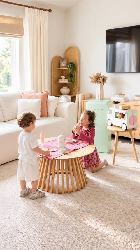 Instagram post by @simplyesrag for Little Tikes. Caption reads: #ad I found the new Little Tikes Sweet Spaces....