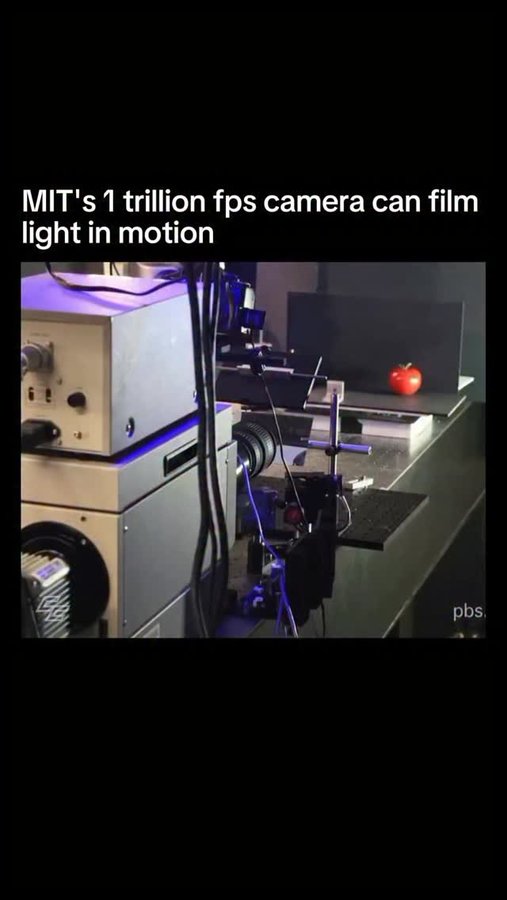 Instagram post by @coderscult for PBS. Caption reads: MIT has built a camera so fast it can capture....