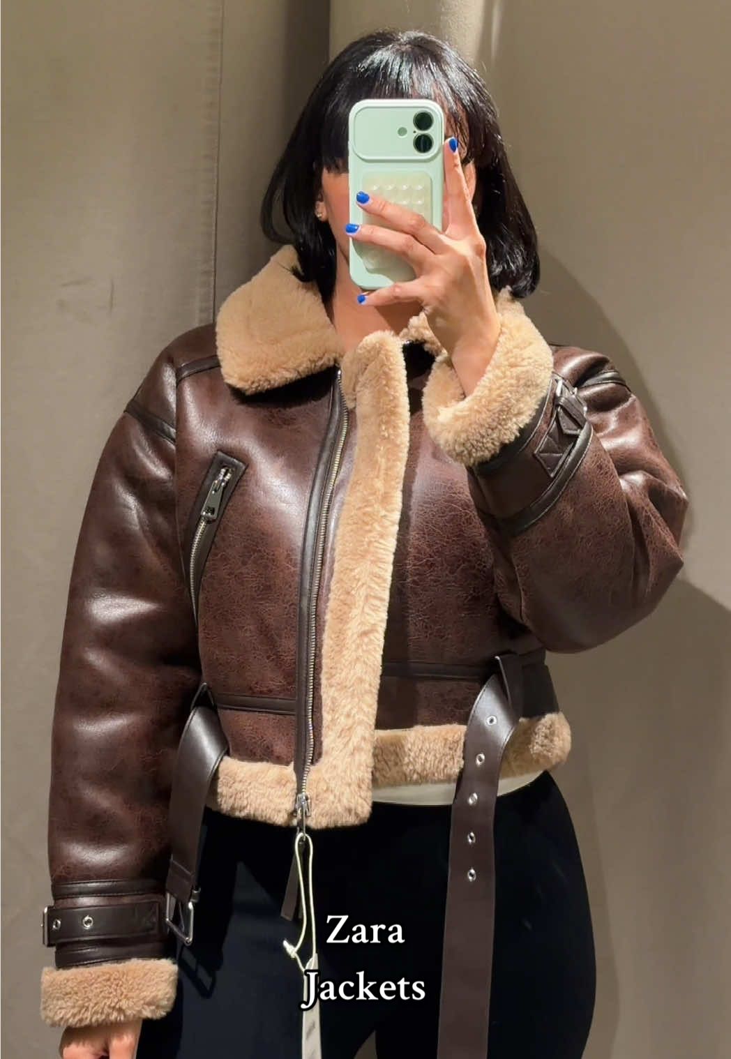 TikTok post by @emely__rey for ZARA. Caption reads: [...] SHOP & I’ll DM you link. @ZARA #zara....