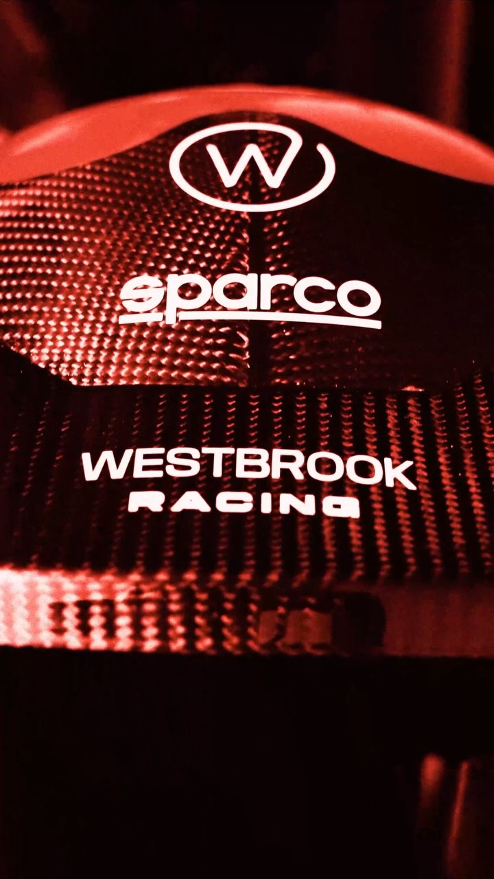 Instagram post by @westbrookracinge1 for Sparco. Caption reads: [...] the renewal of its partnership with....