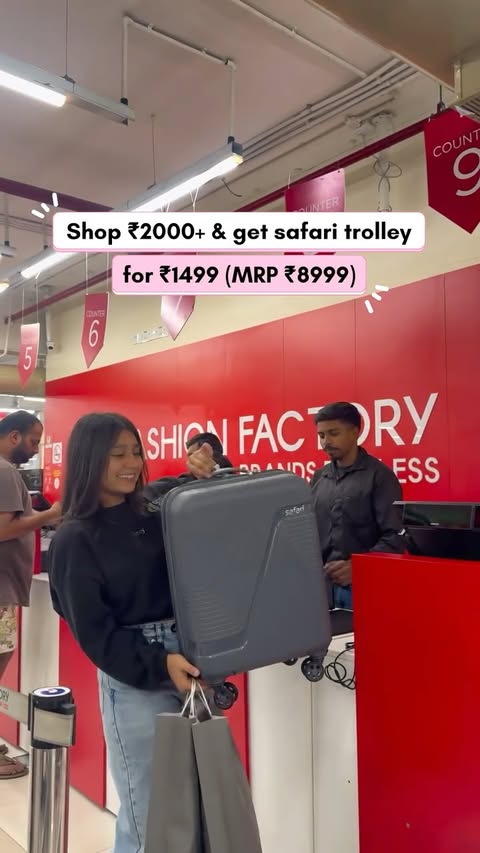 Instagram post by @sahana.v01 for Fashion Factory. Caption reads: Why is no one talking about this? 👀
I came just....