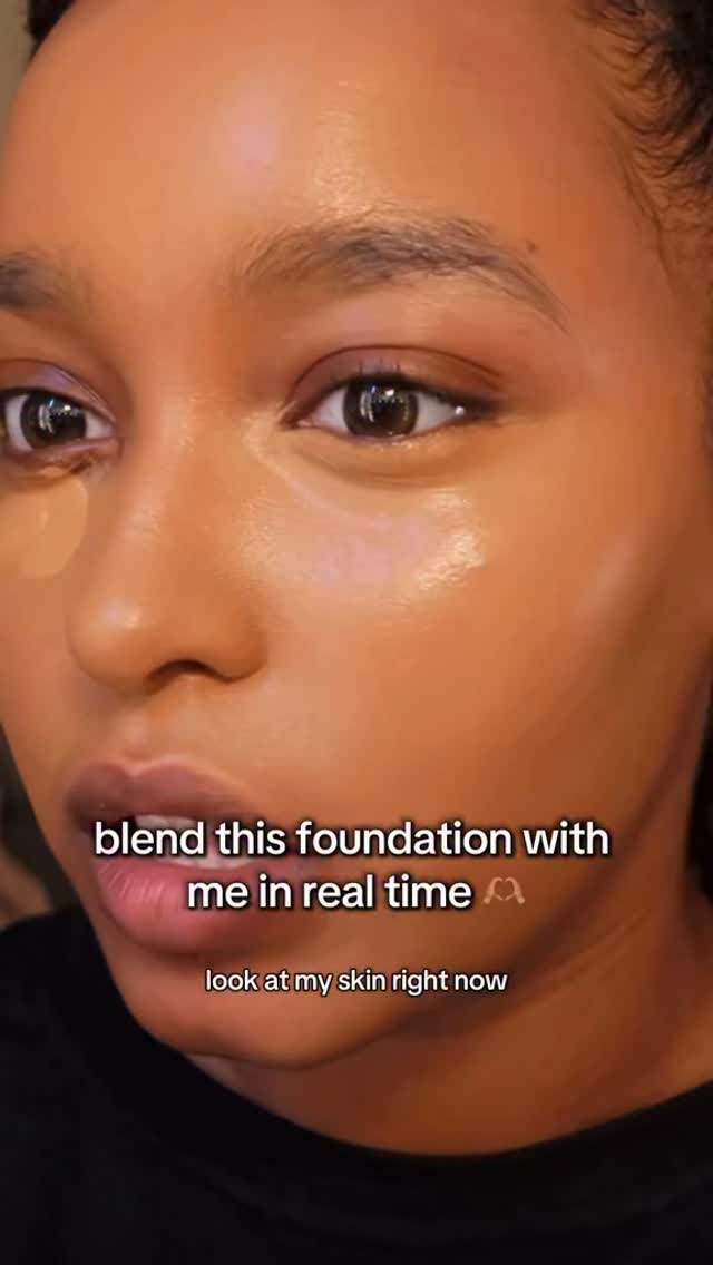 Instagram post by @skybxyy for Morphe. Caption reads: using the @morphebrushes lightform foundation in....