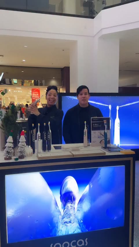 Instagram post by @whereisnellynow for Walmart Creator. Caption reads: Hey guys! I was invited to visit the SOOCAS Pop-Up....