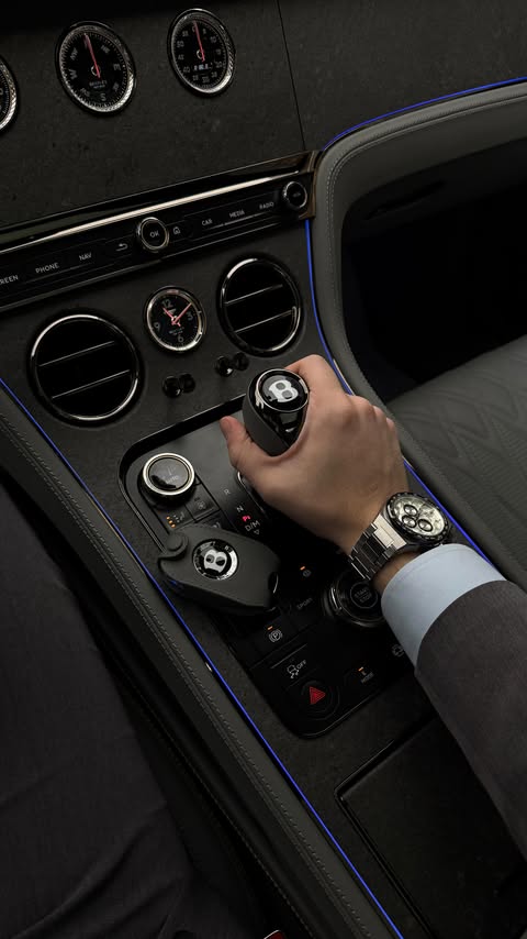 Instagram post by @the.mattbook for Bentley Motors. Caption reads: [Ad] The Bentley Continental GT #bentley....