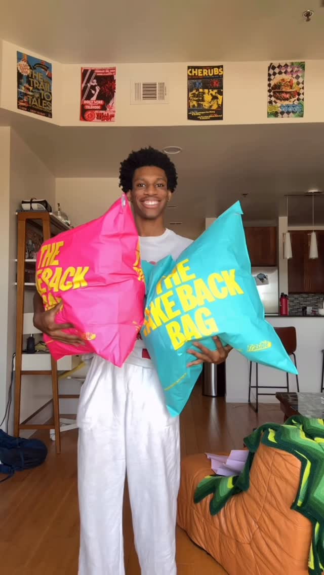 Instagram post by @aaronwilsonn_ for Trashie. Caption reads: [...] got cut in half after my move, so the....