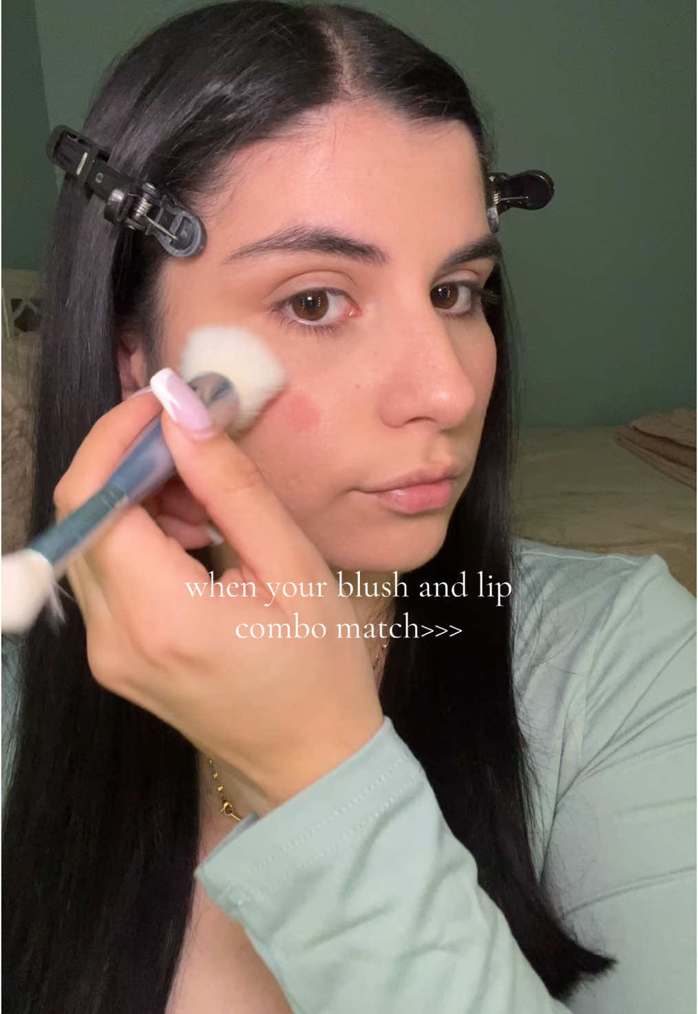 TikTok post by @carlacasas19 for Fwee Makeup. Caption reads: @fwee official #foryoupage #blush....