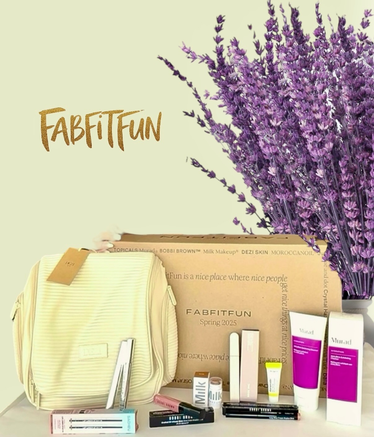 Instagram post by @thebestfacebeautyblog for FabFitFun. Caption reads: 🥳 YOU CAN STILL ORDER THE SPRING BOX!! 𝐓𝐡𝐞....