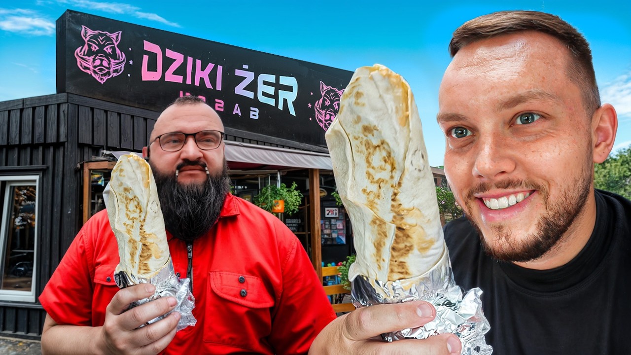 YouTube post by @ksiazulo for Pepsi. Caption reads: TikTok kebab in real life.