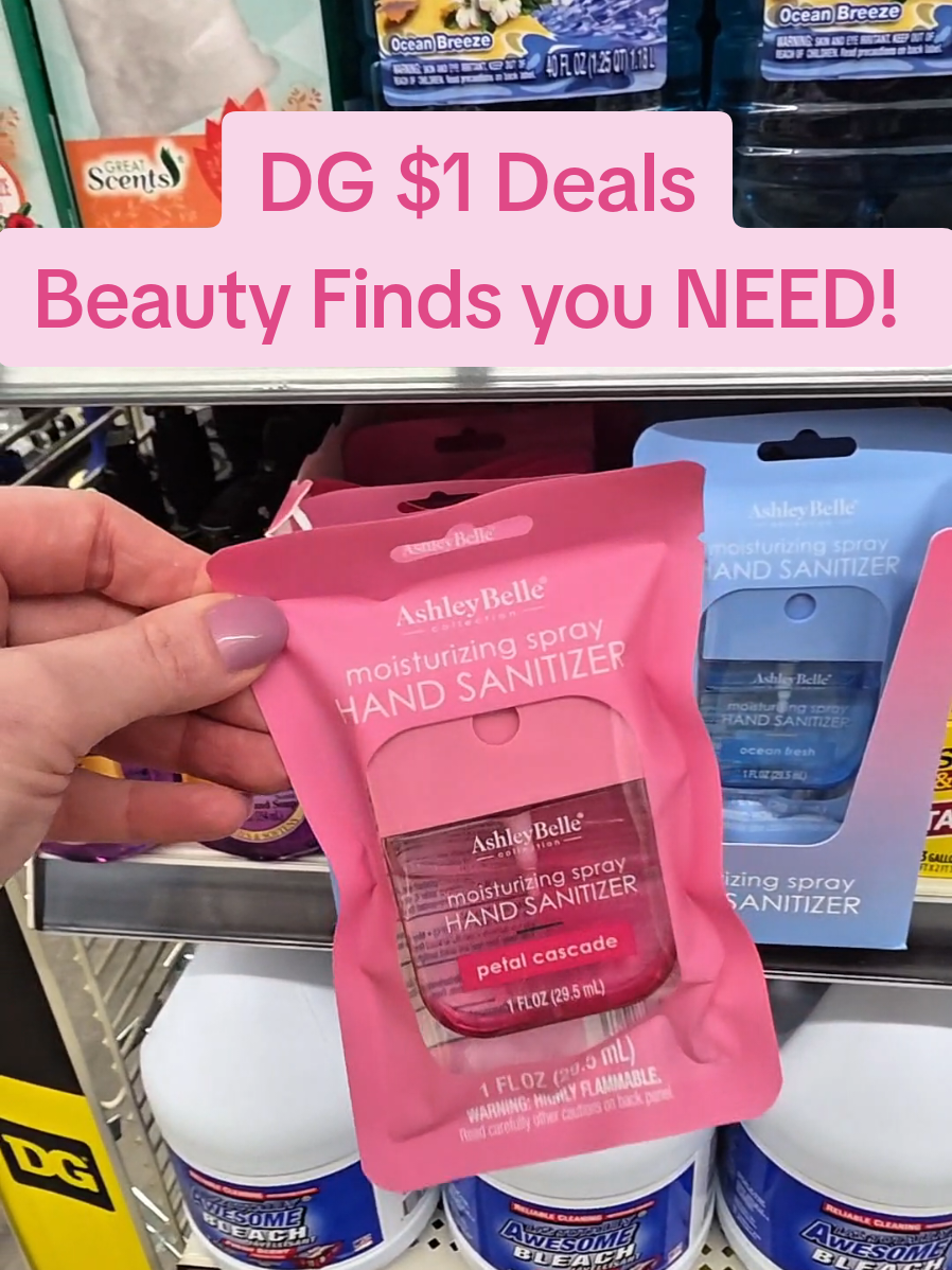 TikTok post by @yourtiktocksister for Dollar General. Caption reads: [...] #beauty #budget #recommendations  @Dollar....