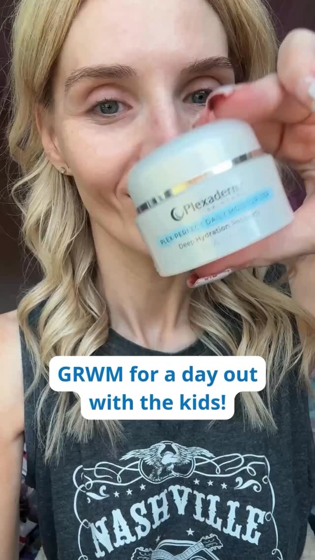 Instagram post by @blonde25 for Ulta Beauty. Caption reads: @plexaderm #ad Ready to conquer the day with the....