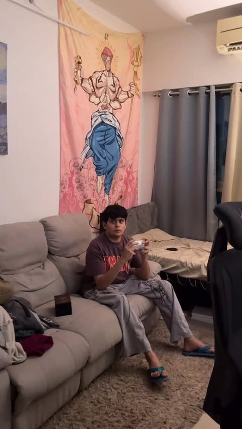 Instagram post by @abhi9avs for Xbox. Caption reads: The power to game is in the palm of your hands now....