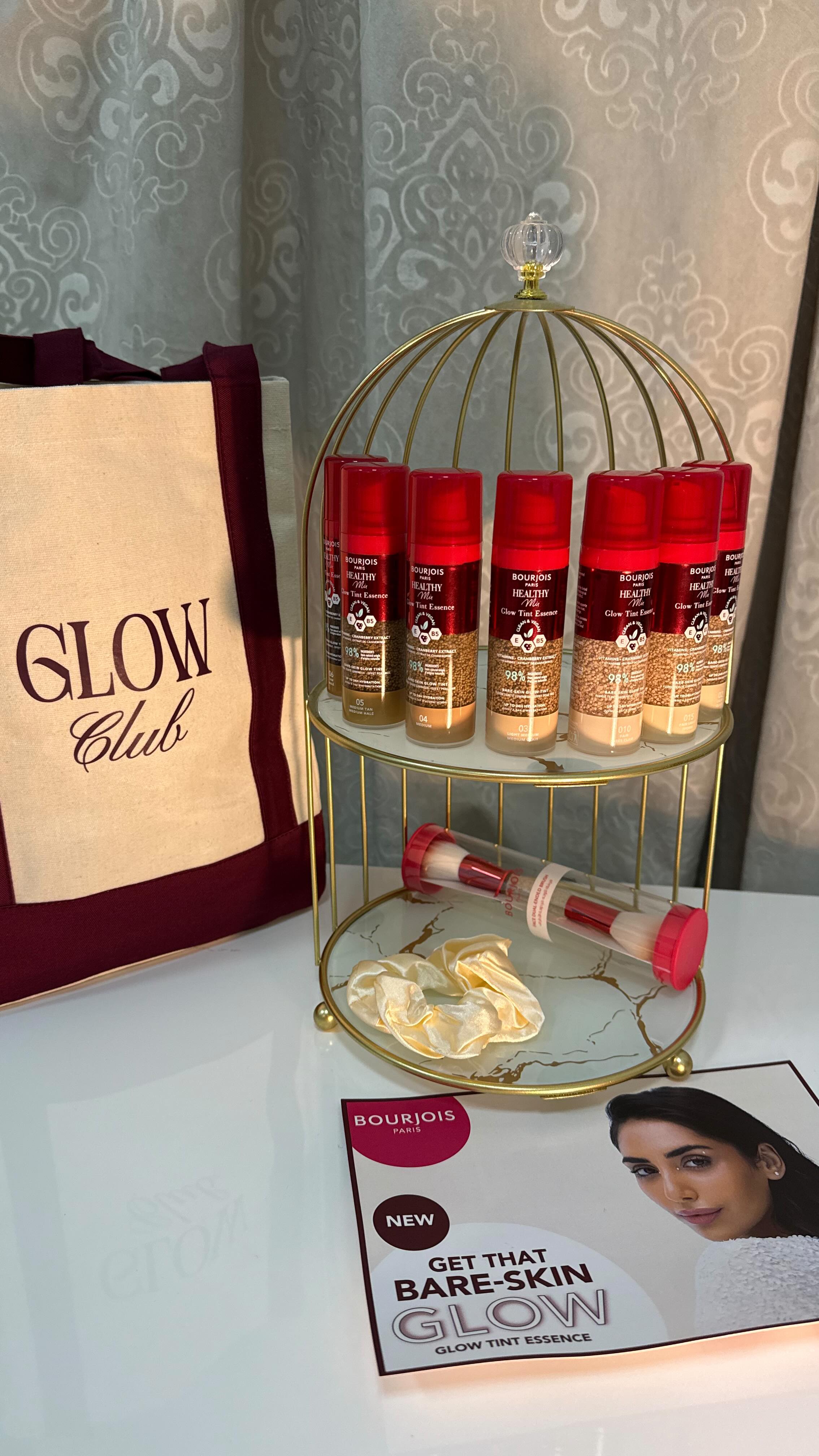 Instagram post by @blogbymeheru for Bourjois Paris. Caption reads: X @bourjoismiddleeast @bourjoisparis.