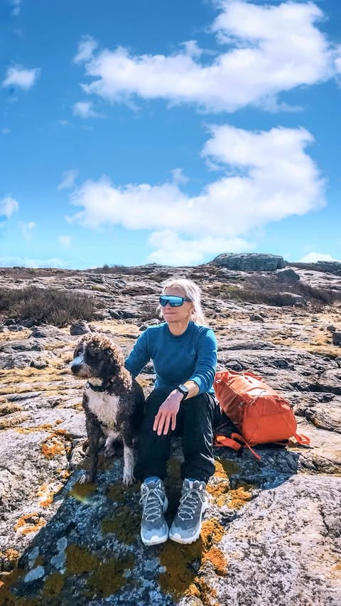 Instagram post by @annelieadventures for Merrell. Caption reads: In collaboration with @merrelleu - Stepping....