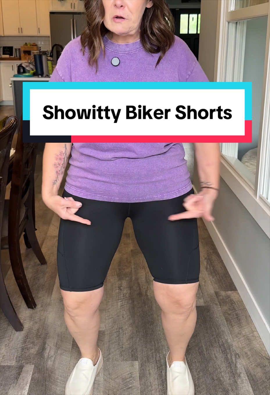 TikTok post by @tabithasbargainhub for Showitty. Caption reads: [...] or thigh chafing this summer 👏🏼👏🏼....