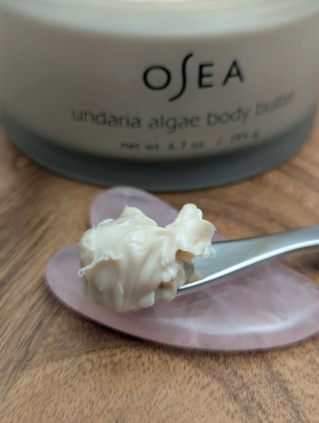 Instagram post by @fergiefindz for OSEA Malibu. Caption reads: [...] #Oseapartner
✨ Your winter dry skin....