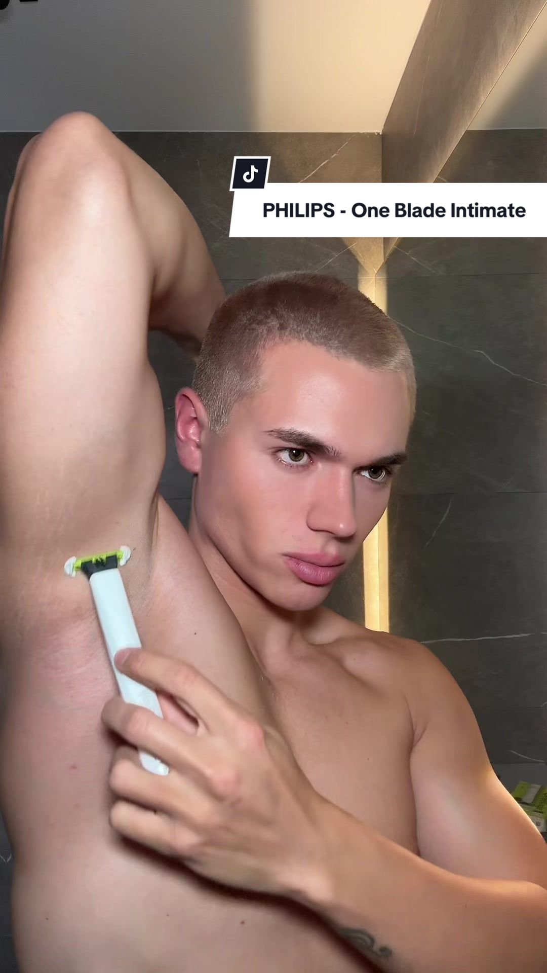 TikTok post by @filarri for Philips. Caption reads: Otkrivam vam uređaj koji mi je postao must-have za....