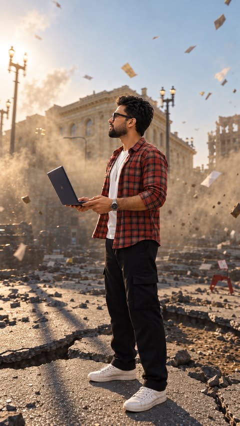 Instagram post by @abhishekp._ for Acer. Caption reads: [...] to bring them to life. 💻⚡ Meet the Acer....