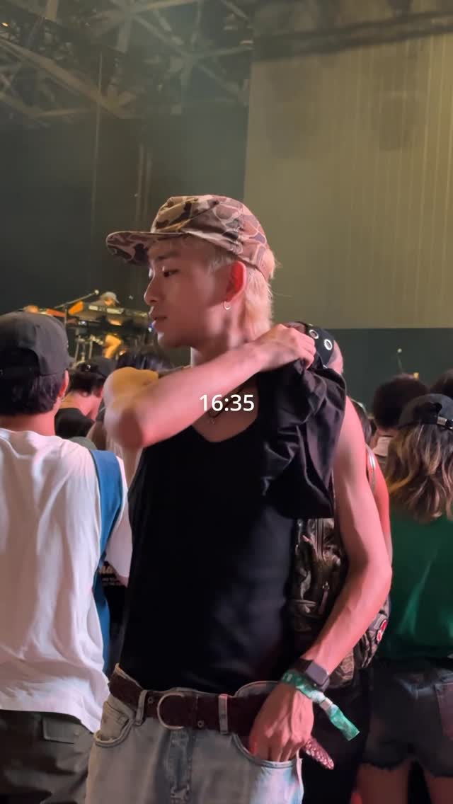 Instagram post by @pizi88 for Armani Exchange. Caption reads: Half Day at Summer Sonic @armaniexchange....