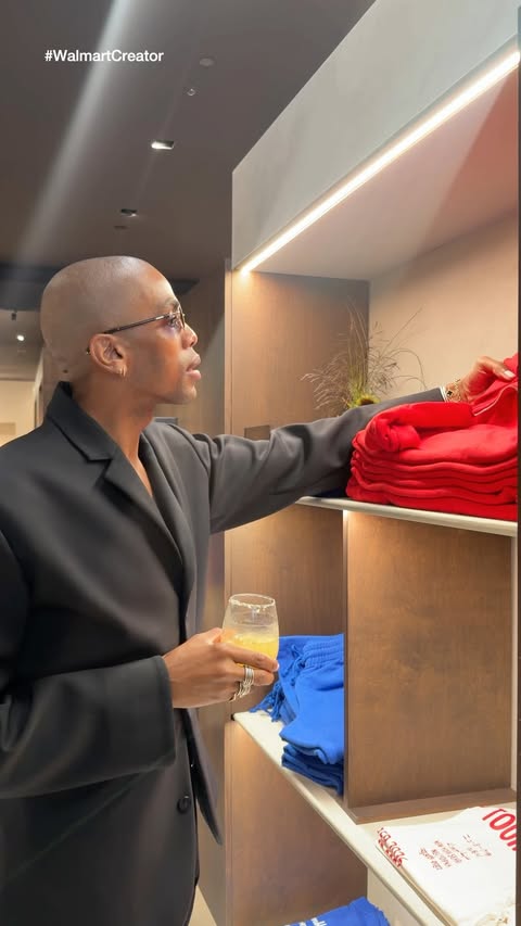 Instagram post by @therealdarrengraham for Walmart Creator. Caption reads: [...] and tell me what you’re picking up.....