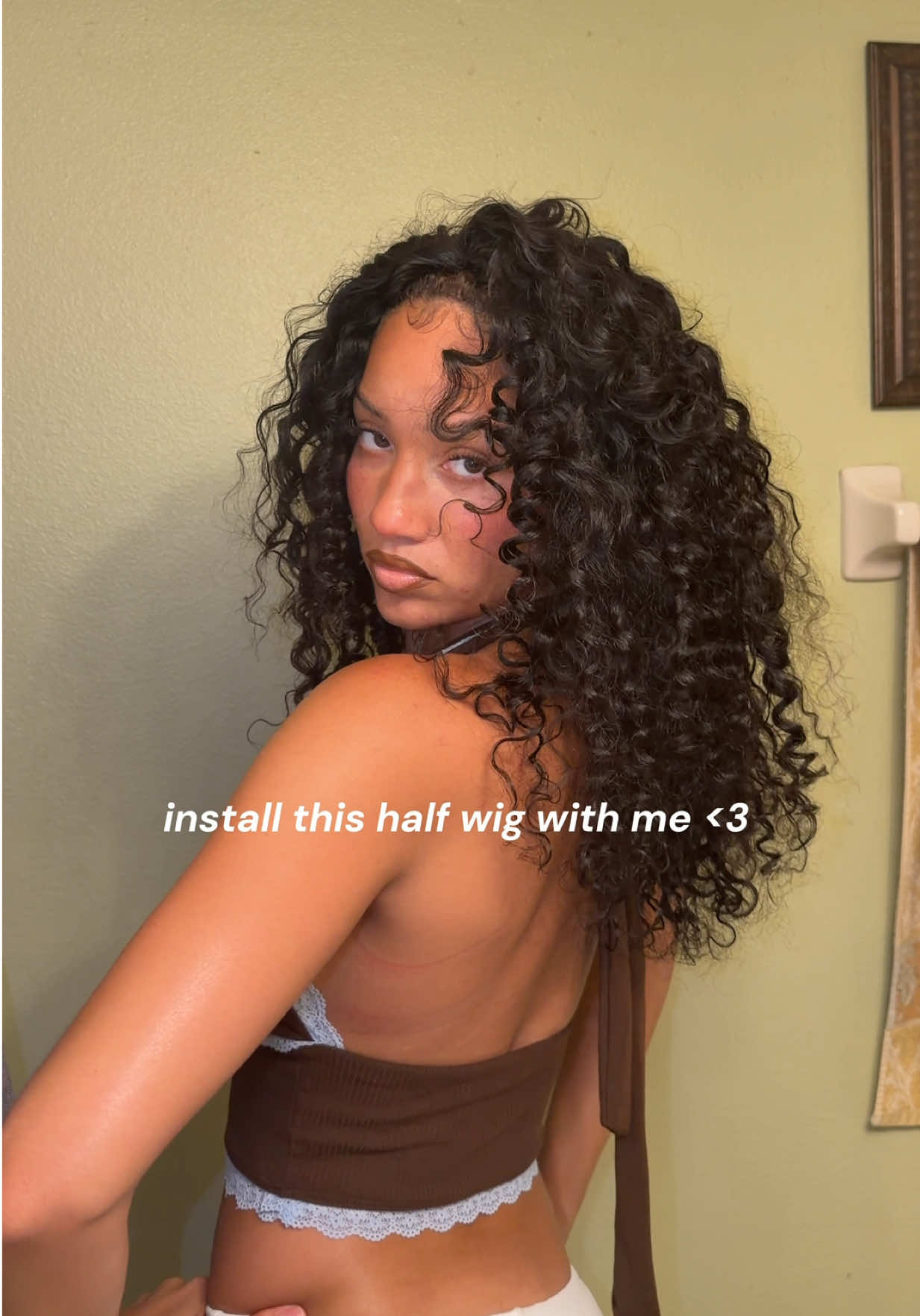 TikTok post by @nydiahsoto for Wigfever. Caption reads: my go to summe style! @WigFever Hair #fyp.