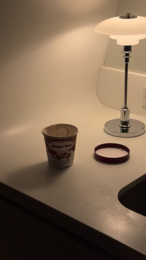 Instagram post by @thlinnyc for Häagen-Dazs Ice Cream. Caption reads: Sunday suggestion: more scoops, less rushing. 🍨....