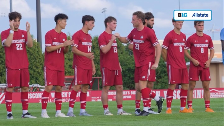 Instagram post by @bigtennetwork for Allstate. Caption reads: [...] a leader 👏 On the Pitch Presented by....