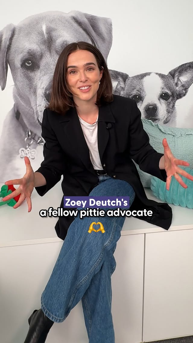 Instagram post by @wagsandwalks for The Dodo. Caption reads: Adopting her pittie turned out to be the best....