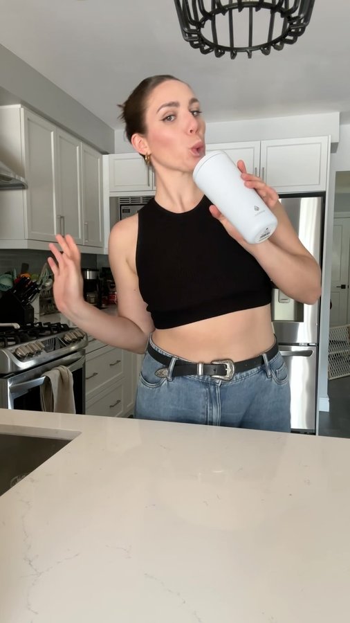 Instagram post by @allysonforrest for Manna Hydration. Caption reads: Come run errands with me! 🏃🏻‍♀️

#ad

I used to....